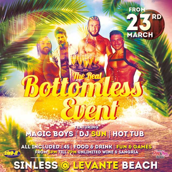 bottomless brunch Benidorm hen do