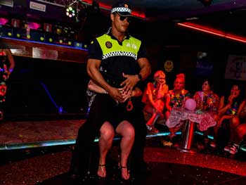 Will male stripper Benidorm